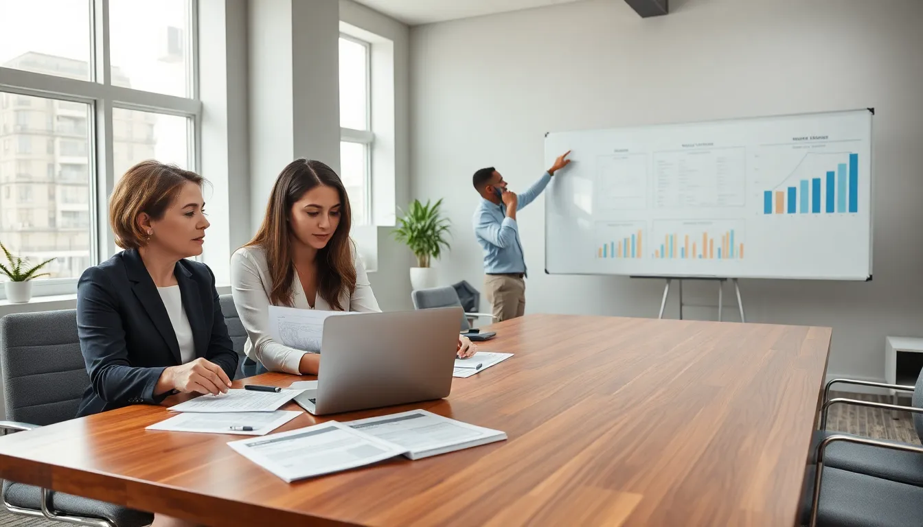 diverse team discussing unexpected expenses in a modern office.
